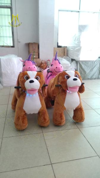 Hansel wholesale children moving electronic ride on unicorn for park