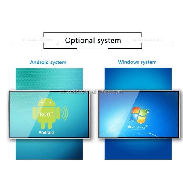 2500nits IP65 Waterproof 4K Graphics Outdoor Floor Stand Digital Signage LCD Player Monitor Kiosk Totem Software Small