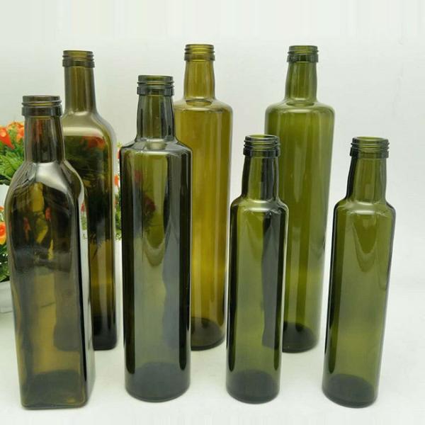 Толстая бутылка капельницы оливкового масла стены, прочная бутылка круглых/квадрата оливкового масла