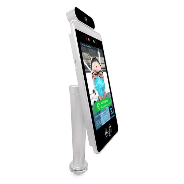 Solutions de contrôle d'accès de thermomètre de reconnaissance des visages de plancher avec l'Ethernet de NFC 4G/LTE