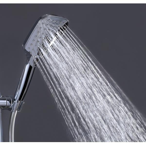Single Handle Shower Faucet Set with 12 Inch Rainfall Shower Head and Handheld Sprayer