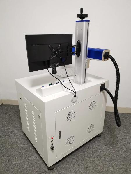Laser Marking Machine for Metal Raycus/JPT/Max Stainless Silver Gold Fiber 20w 30w 50w 100W Crytal Applicable Weight 110kg
