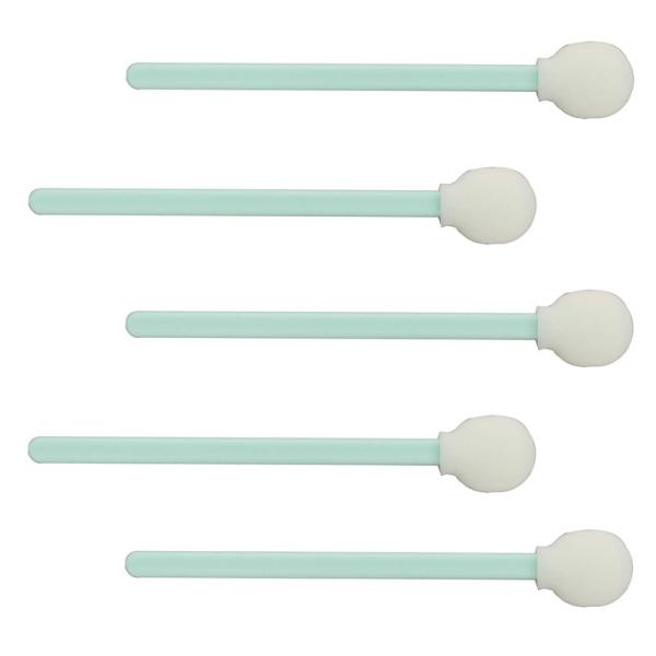 708 Type Long Handle Foam Swab with Round Foam Tip for Precision Cleanroom Cleaning