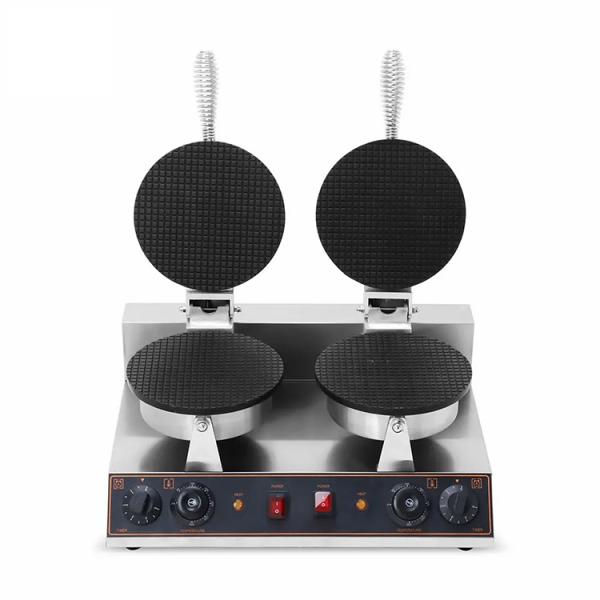 Высокопроизводительная электрическая вафельная конусовая машина TCB-2 для потребности в оборудовании для закусок