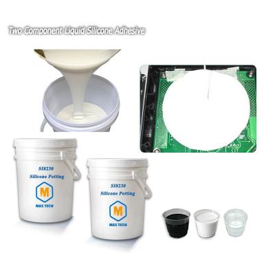 High quality Grey Electrical Potting Silicone Compound for LED / Circuits Encapsulants