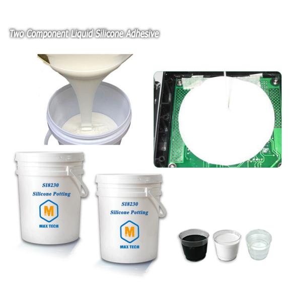 Two-component Black/Gray / White silicone potting Encapsulation Compounds
