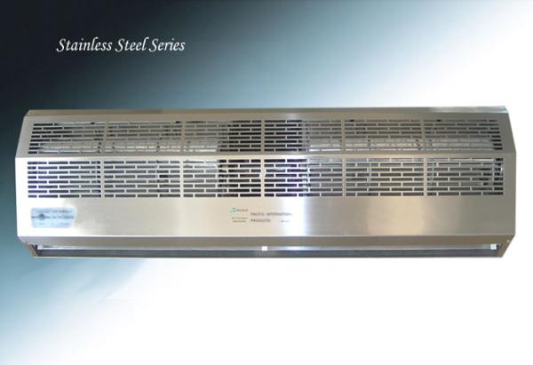 Stainless Steel Cover Entryway Commercial Overhead Door Air Curtain