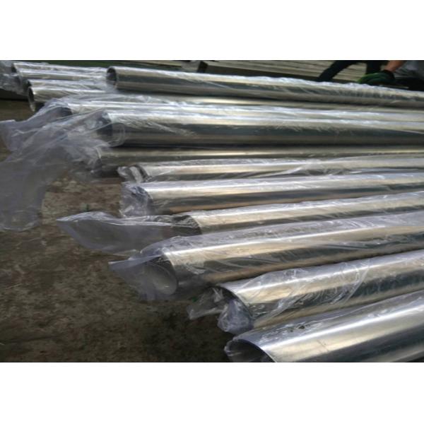 Polished ERW Stainless Steel Welded Tube For Gas Transport ASTM A249 SCH80