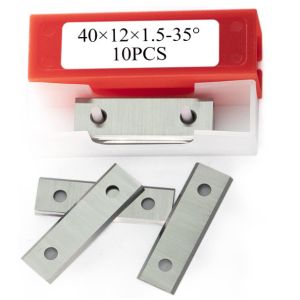 40x12x1.5-35° карбид Woodturning оборудует лезвия Woodworking электрические плоские