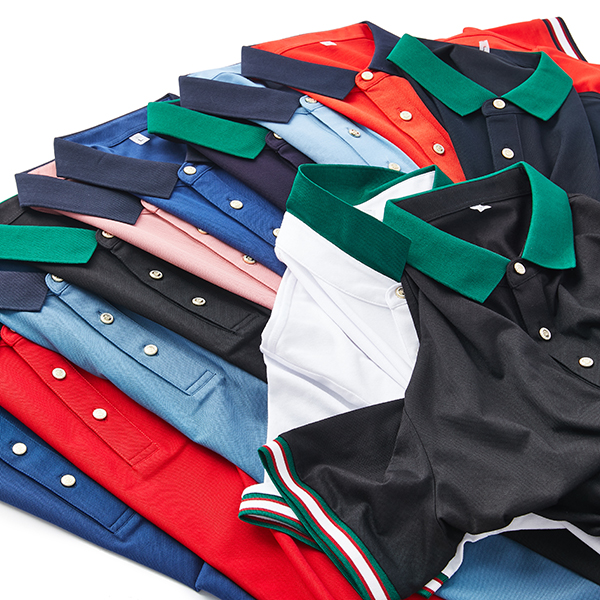 Мужская короткорукавная трикотажная футболка для гольфа в черном белом розовом морском синем зеленом