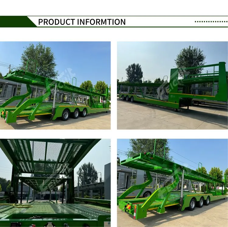 Factory Supply Great Price 2/3 Axle 4-8 Car Vehicle Transport Steel Land Road Multi-Purpose Car Semi Trailer Car Trailer