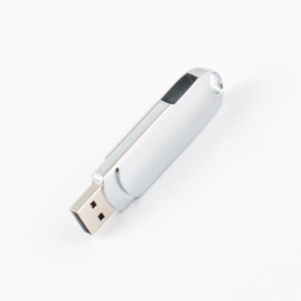 Shiny Metal Usb Flash Drive Twist Shaped 16GB 32GB 64GB 128GB 100mbs Usb 3.0