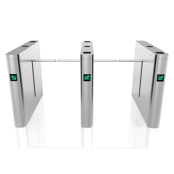 Bidirectional BLDC Motor Drop Arm Turnstile with 30 Person/Min Flow Rate for Access Control