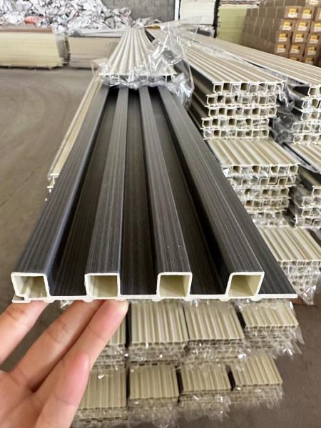 wooden plastico grille panel for interior wall and ceiling decoration new wpc wall panel