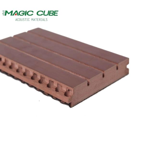 Customized Colorful Acoustic Wall Panels Wood For Interior Decorating