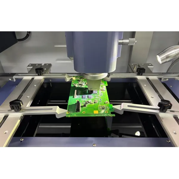 Fully Automatic BGA Rework Station with 1800°C-Resistant Glass Platform 7-Axis Electric Control and Max PCB Size 590×400mm