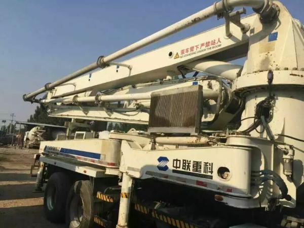 Proceso de mecanizado hidráulico bomba de cemento 2007 Zoomlion 37m bomba de concreto