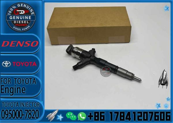 Common Rail Inyectores Diesel auto engine systems Fuel Diesel Injector 23670-39265 095000-7820 For Toyota 1KD-FTV
