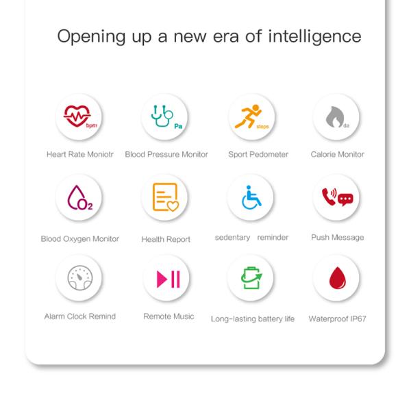 Correa elegante de la pulsera HL109 contador de paso de Smartwatch 80*160 de la pantalla táctil del deporte de TFT de 0,96 pulgadas