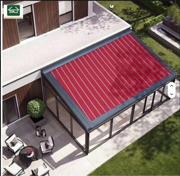 Outdoor Sunroom Canopy 10x10 Feet Aluminium Alloy Sunroom Awnings
