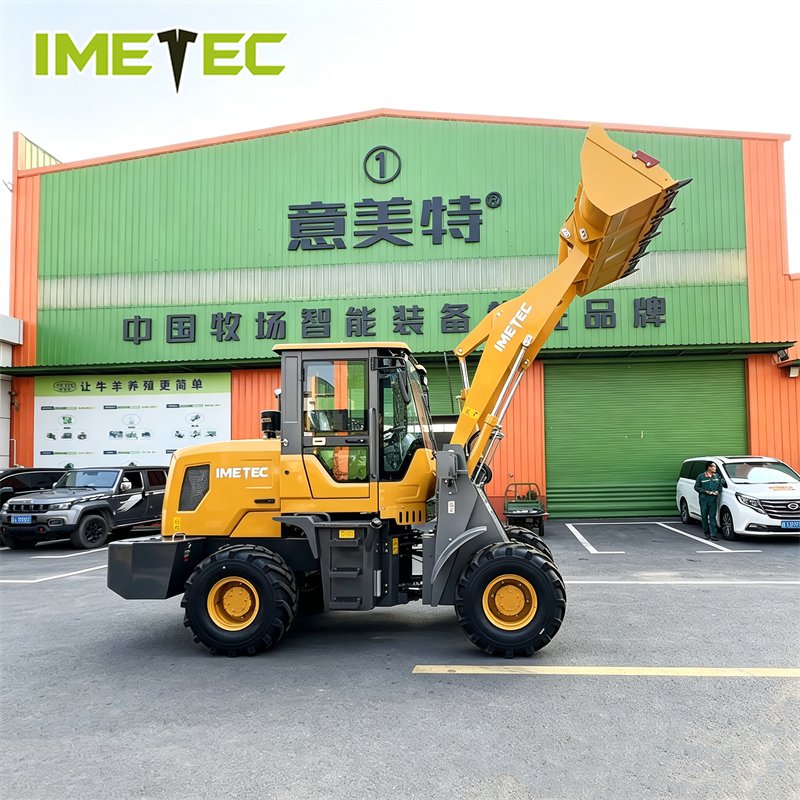 Mini Front End Wheel Loader 1.5 Ton Multi-purpose Loader For Small Construction Site And Farm Use