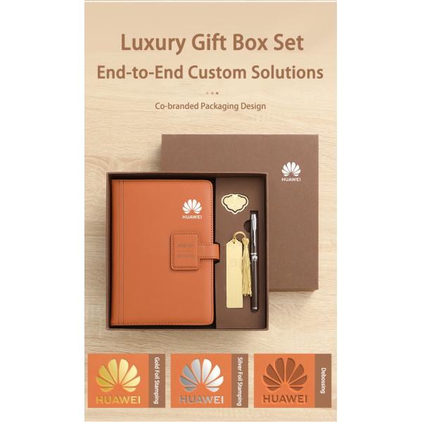 Compte-rendu de journaux en cuir en PU haut de gamme avec stylo d'allumage