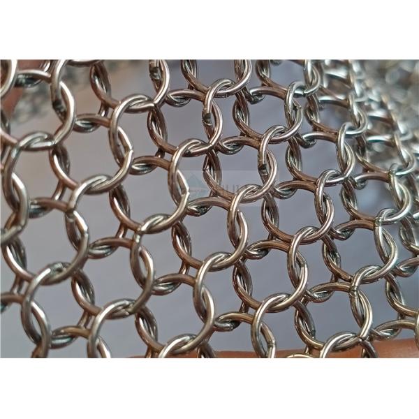 Сваривая ячеистая сеть 0.8x7mm цепной почты нержавеющей стали используемое для занавесов рассекателя комнаты