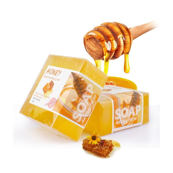 Do banho natural de Vera Honey Milk Goat Face Body do aloés da planta dos cosméticos de MSDS Bodycare sabão de barra de limpeza