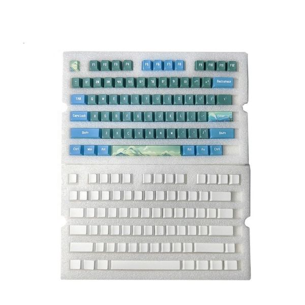 Blank PBT Dye Sublimation Keycaps Custom Printing 3D Sublimation Mechanical Keyboard Keycap