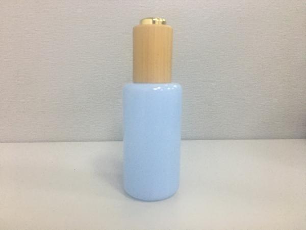 o conta-gotas 30ml de vidro engarrafa a venda quente/vidro com o OEM de bambu das garrafas de óleo essencial do colar