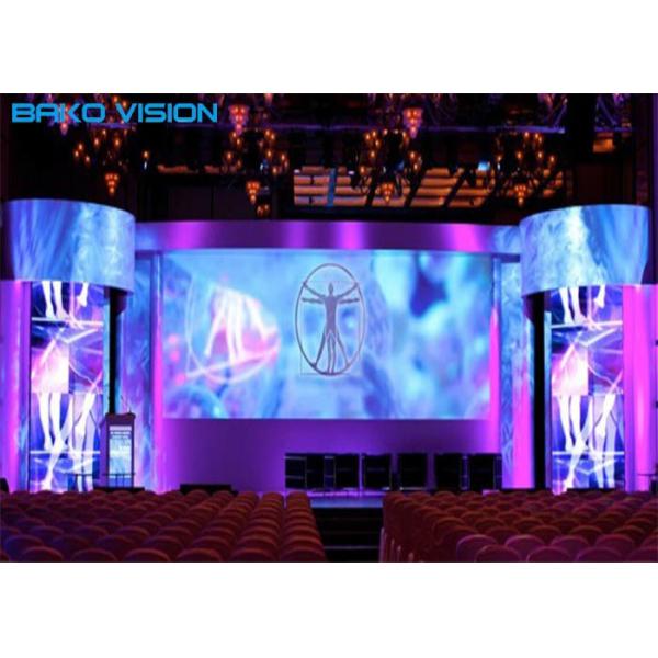 Light Weight Indoor Rental LED Display Screen Audio Visual For Stage Events