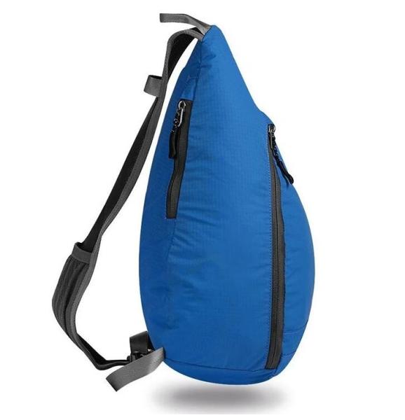 Packable Nylon Sports Travel Bag Water Repellent Tear Resistant With Outer Mesh Pocket