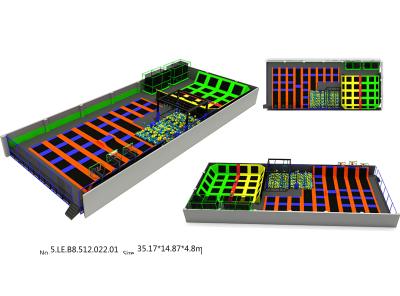 522M2 Discount Large Children Trampoline/Chinese Gymnastic Indoor Trampoline Equipment