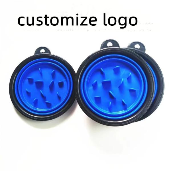 Шара еды любимца силикона шар кота собаки медленного анти- ограничивая портативный складывая