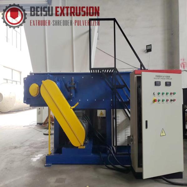Waste Recycling Plastic Single Shaft Shredder Machine For Pipes/Sheet/Profile/Lumps/barrels