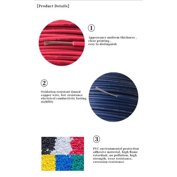 Flexible PVC Insulated UL1569 Cable with 300V Rated 105°C Temperature and Stranded Copper Conductor