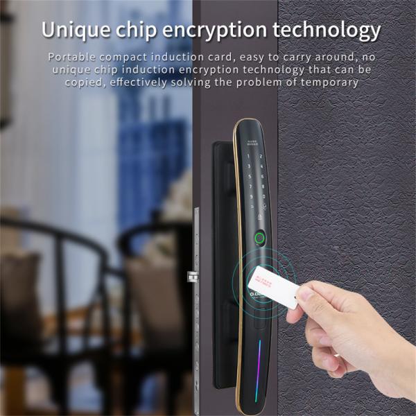 Glomarket Tuya Smart Lock Digital Door Viewer Camera Biometric Fingerprint Smart Door Lock