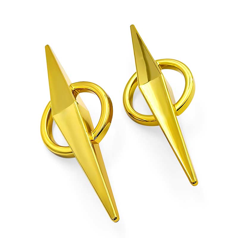 Light Luxury Rhombus Ring Decorative Sofa Button Gold Plastic Sofa & Chair Furniture Hardware Fittings