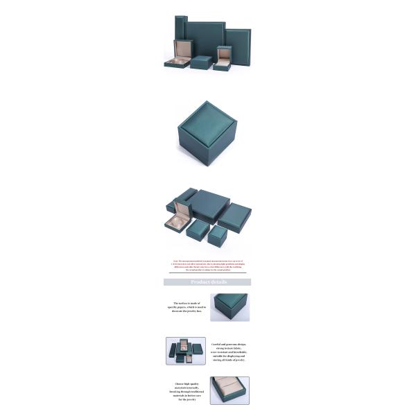 Double Layer Pu Leather Jewelry Box , Jewelry Storage Case Abrasion Proof Customizable