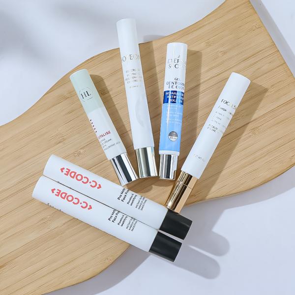 Custom Plastic Cosmetic Tubes with Screw or Flip Caps