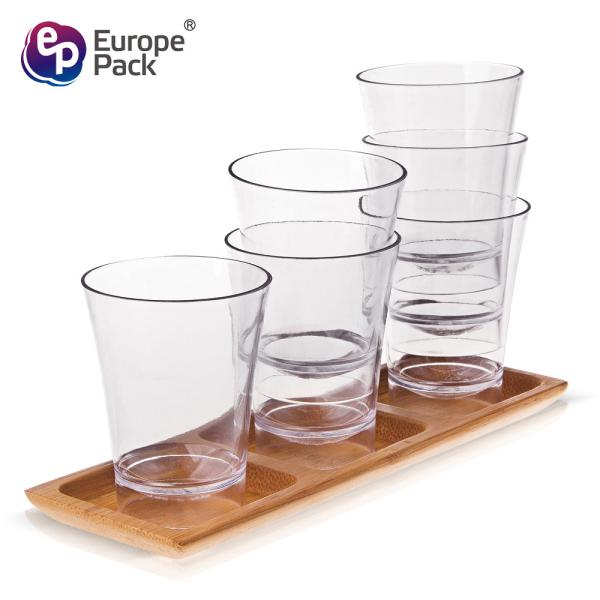 Wholesale clear disposable plastic water yogurt packaging cups with multi use