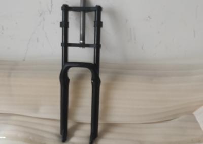 26 Fat Bike Downhill Fork Aluminum Coating Black Bike Fork 171mm Pitch Aluminum 9mm Open Dropout/135mm Lower Legs