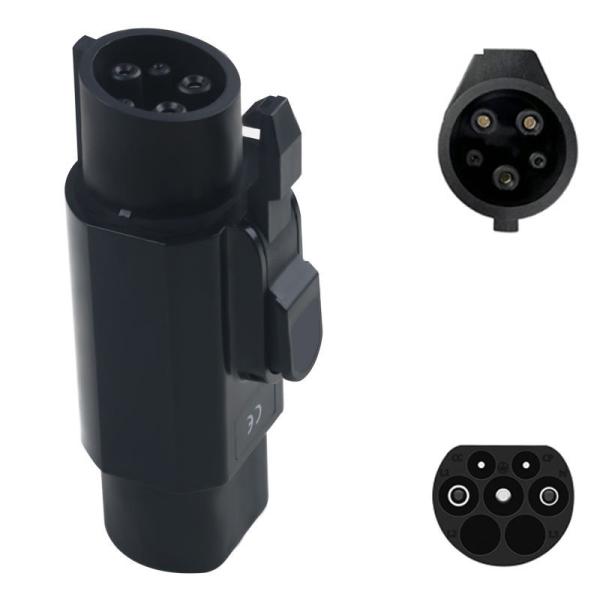 Type2 To J1772 EV Charging Adapter Male Type1 To Female Type 2 Electric Vehicle Charger Connector