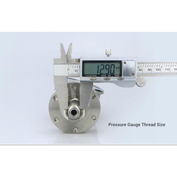 2.5 Precision Pressure Gauge with ZG1/4 Threaded Connection Diaphragm Seal Manometer