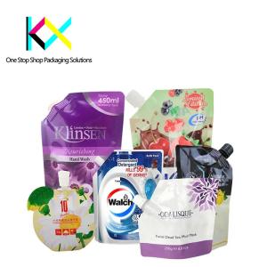 Corner Spout Center Spout Packaging Pouch Rotogravure Printing ISO9001 Certified