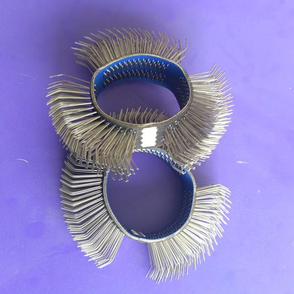 Metal Bristle Laster Belts Replacement Wire Brush Belt For Mbx or Dca Machines