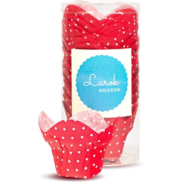 Вкладыш пирожного тюльпана прессформы чашки лотоса бумажный печь 3 унции