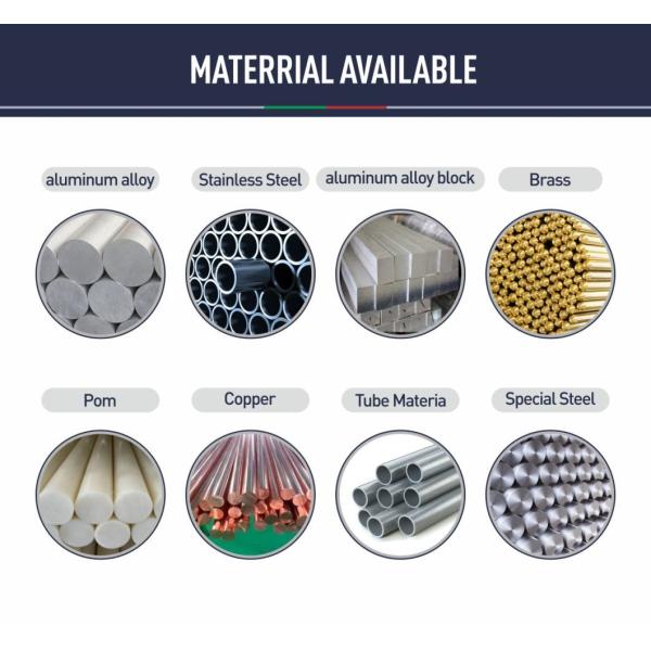 Alloy CNC Aluminium Parts Customized by 2D/3D/drawing for Precision OEM Services