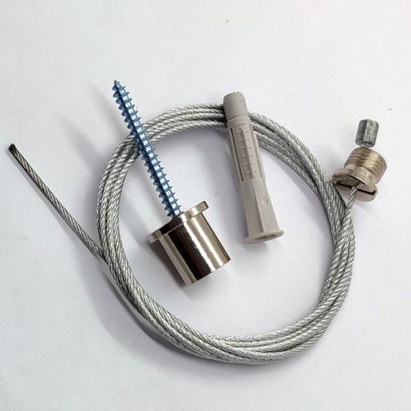 String Light Suspension Kit With Ceiling Attachment By Steel Wire Rope