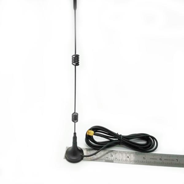 SMA Connector GSM GPRS Antenna 3 Meter Cable Omni Vehicle Mounted Magnetic Type